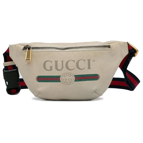 gucci white small logo belt bag|farfetch Gucci belt bag.